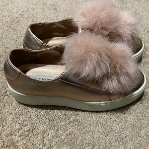 Cute fluffy sneakers